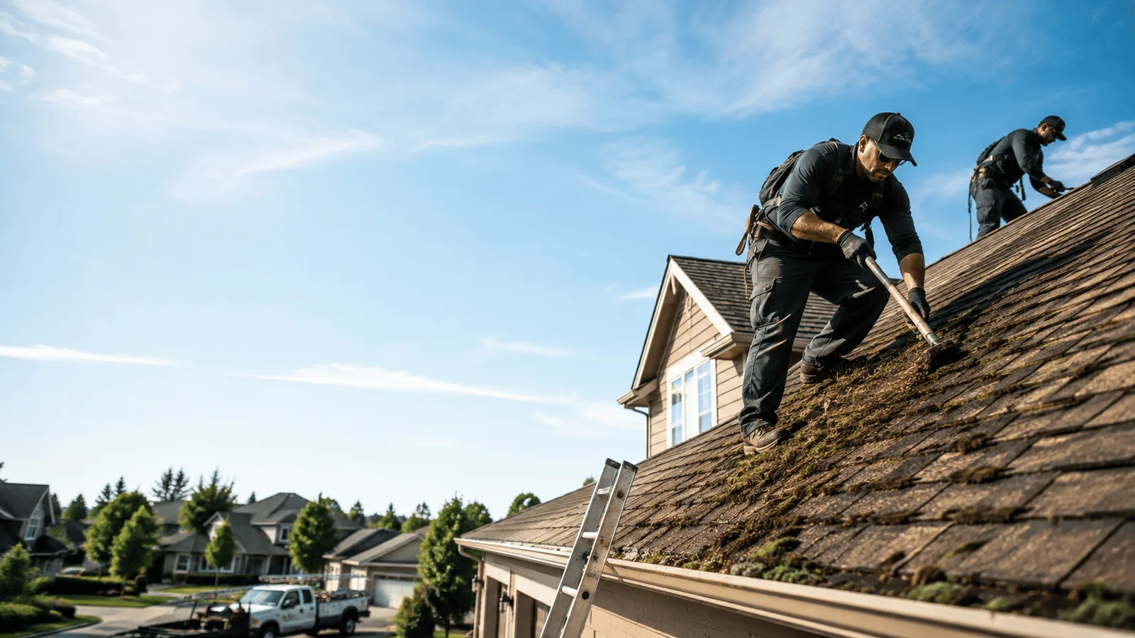 Roof Moss Removal in Muncie, IL near me